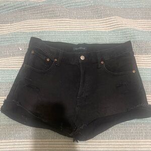 Aeropostale: high waist denim shorts